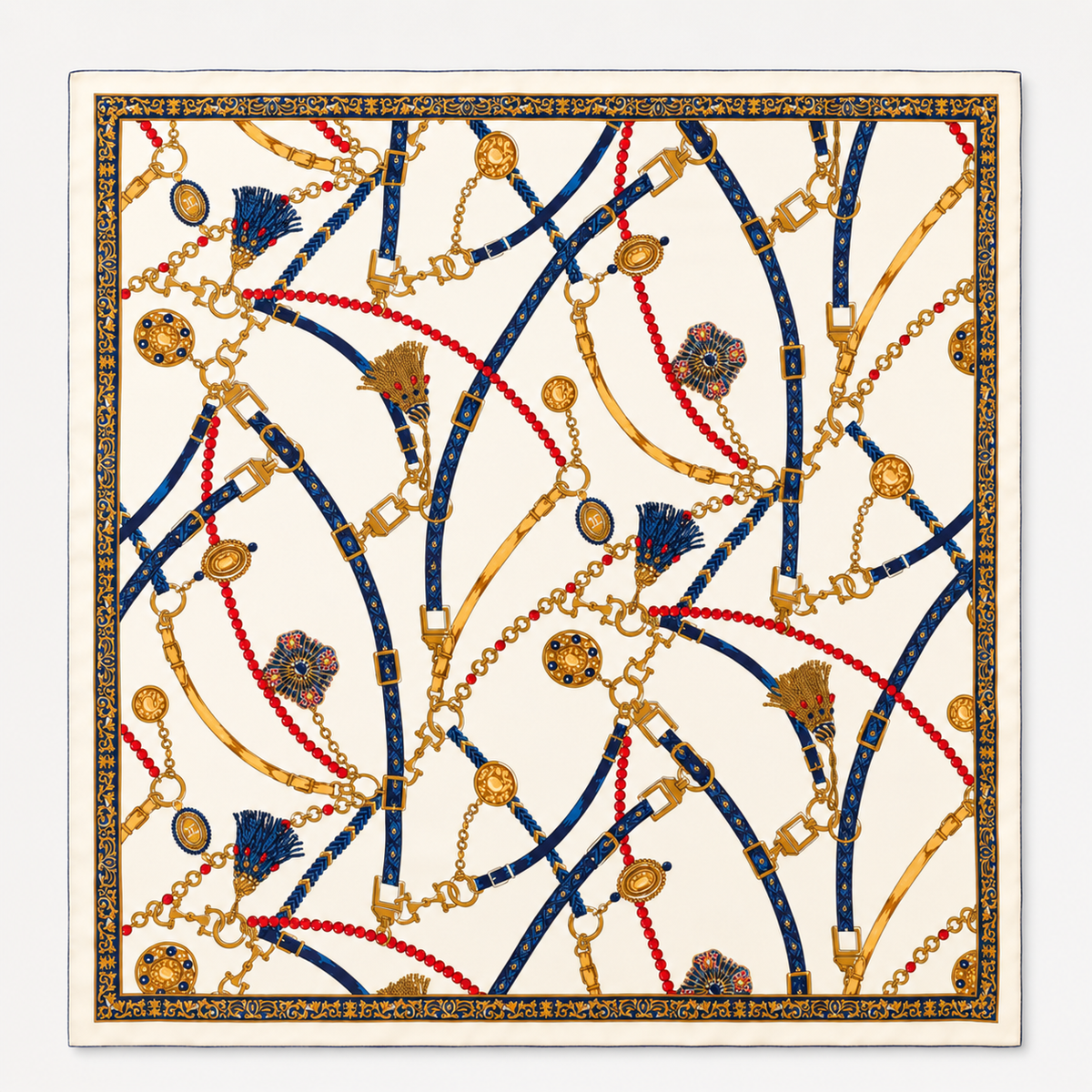 The Ivory Silk Scarf